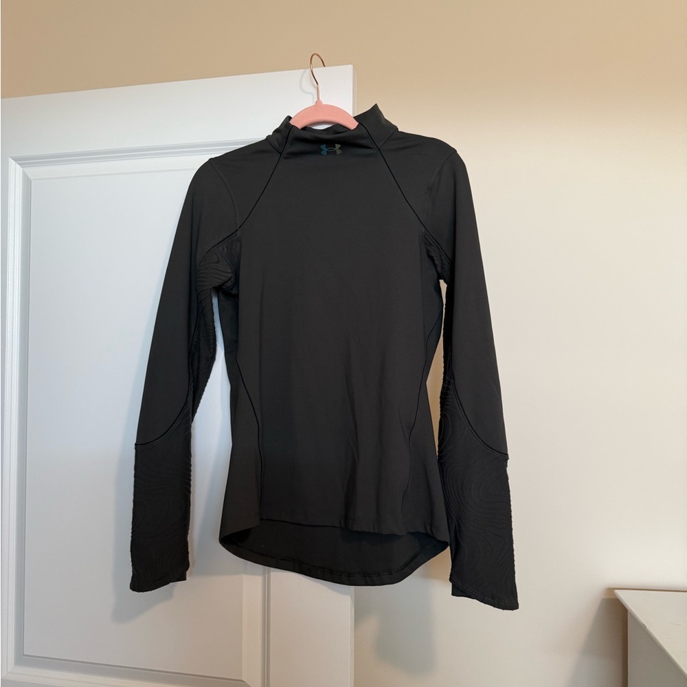 Under Armour Green Fitted Long Sleeve Tee